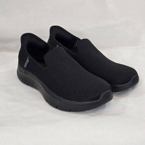 Skechers Go Walk Slip-Ins Shoes Womens Size 8.5 Black Mesh Walking SN 124963 - Picture 6 of 13